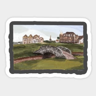 St. Andrews Swilken Bridge Sticker